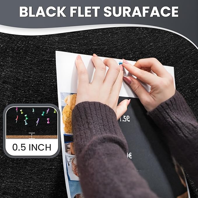 48"x36" Lockable Enclosed Bulletin Board, Outdoor Flet Weather-Resistant Aluminum Frame Notice Board, Wall Mounted Display Case Acrylic Doors for School,Office,Silver Frame w/Black Flet
