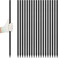 24 inches Straight Rebar Stakes 18-Pack Ground Stake Heavy Duty Metal Steel Spikes for Gardening, Concrete Forming and Camping Tent