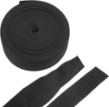 MECCANIXITY Braided Cable Sleeves Heat Shrinkable Fabric Sleeving, 1" 33ft Black 2:1 Ratio Heat Shrinkable Cord Protector for Harness Cable, Network Cable Protection, Cable Management