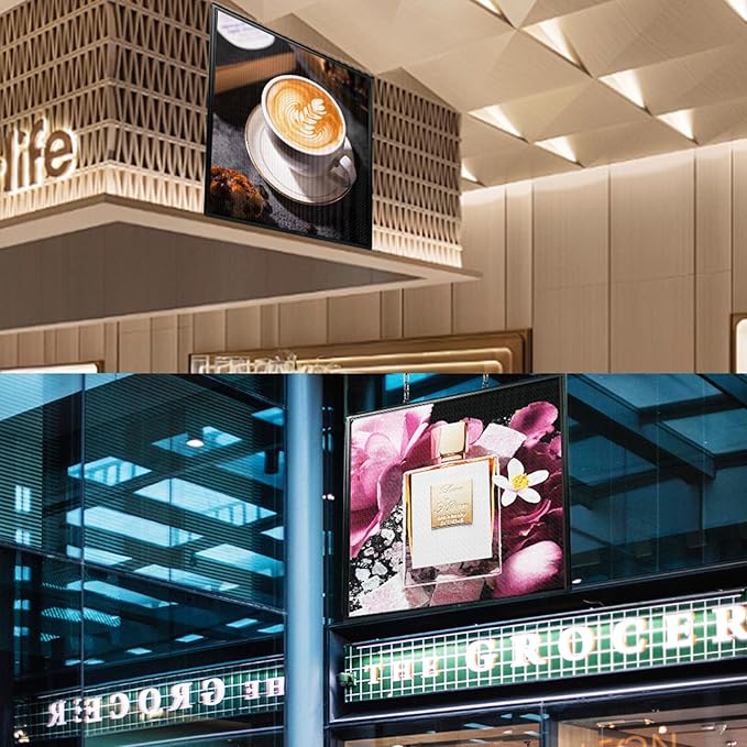 P6 Outdoor Full Color 40'' x 40'' Scrolling LED Display Digital Signage For HD images and HD Video led Sign Electronic Message Board With High Brightness For Store Advertising