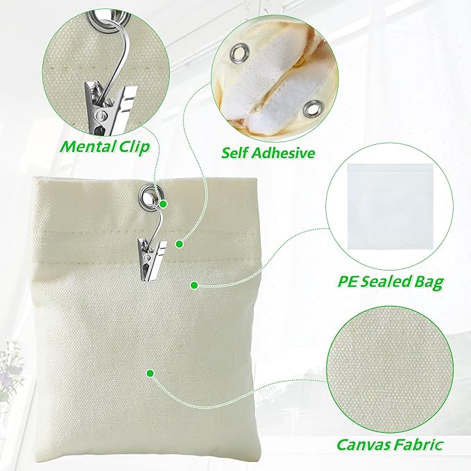 8 Pack Outdoor Curtain Weights, 15oz Outdoor Curtain Sandbag Weighted Bags Drapery Weights Bottom Patio Curtain Weights Bags Holder Clip for Pergola Drapes Cabana Gazebo Garden
