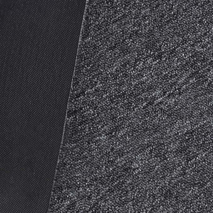40 Tiles 20"x20" Carpet Tiles (107 sqft/Carton) - Non-Slip, Non-Adhesive, Padded Square Flooring for Home & Office - Easy DIY Installation, Seamless Look, Indoor & Outdoor Use