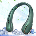 Neck Fan,Portable Bladeless Neck Fan, USB Rechargeable Personal Fan, 4000 mAh Battery Operated Wearable Fan, 3 Speeds Adjustable,Faster Cooling, Ultra Quiet, Suitable for Home, Office, Sports