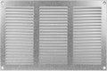 Repa Market 12x8 Inch Air Vent Cover/Galvanized Steel Louvered Grill Cover with Mesh Screen/Wall or Ceiling Vent/Durable Flush Mount HVAC Register for Indoor and Outdoor Ventilation