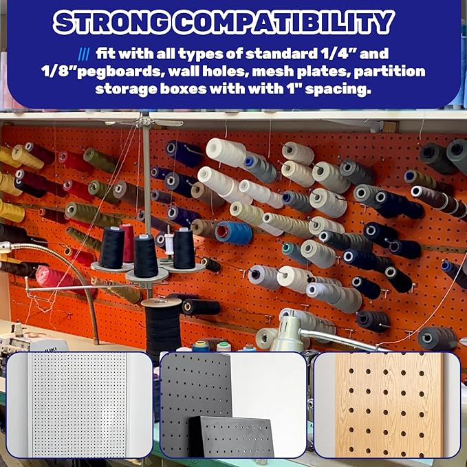 40Pcs 4" /100mm Stainless Steel Pegboard Display Hooks Bulk Set, Silver Garage Organization Peg Wall Hook Metal Slatwall Panel Hook Fit 1/8 and 1/4 Inch Pegboard for Retail