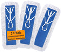 3 Pack 24 Inch Industrial Cotton Dust Mop Head Refill, Dust Mop Replacement Head for Commercial & Home Use, Heavy Duty Replacement for Office & Industrial Use, Machine Washable (3PC-24 inch)