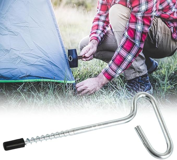 Ice Fishing Shelter Anchors Universals Tool Drill Adapter for Night Fishing Camping Enduring Portable Ice Shelter Stake Nails