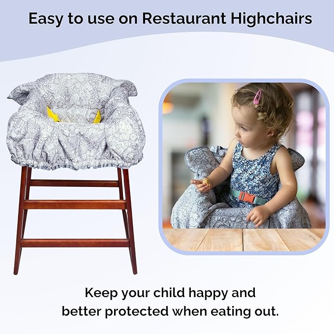 Suessie Shopping Cart Cover and High Chair Cover, Sweet Dreams