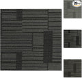 24" x 24" Self-Adhesive Carpet Tiles, 20 Pack Peel and Stick Carpet Squares for Indoor Flooring, Non-Slip Squares Carpet Floor Tile for Basement, Bedroom, Office, Easy DIY Installation