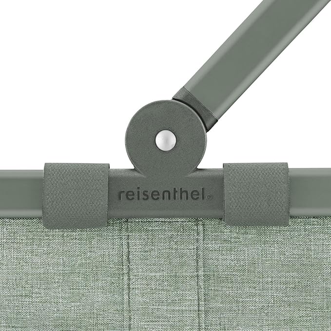 reisenthel carrybag twist sage - Sturdy shopping basket with plenty of storage space and practical inner pocket - Elegant and water-repellent design