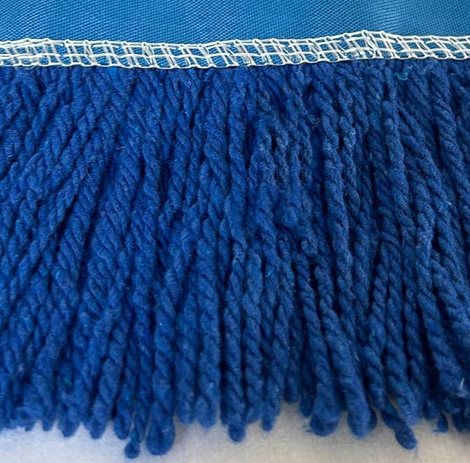Heavy-Duty Industrial Closed-Loop Dust Mops - 6 Pack (Blue) - 18 Inch