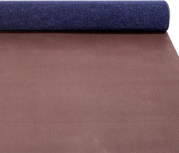 Marine Carpet,5 FT x 25 FT Deep Blue Indoor Outdoor Carpet 0.2" Thick Boat Carpet with Water-Proof TPE Backing, Non-Slide Outdoor Marine Carpet Roll for Home, Patio, Porch, Deck