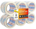 ADHES Packing Tape Shipping Tape Packaging Tape for Moving Boxes Heavy Duty Clear, 50M Length 4.8cm Width,2.6Mil Thickness