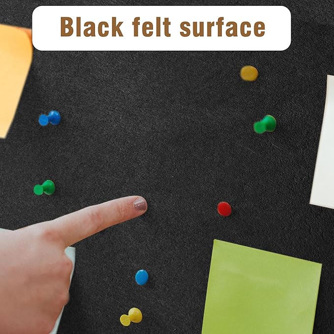 Mifuro 26"x20" Enclosed Bulletin Board, Outdoor Lockable Weather-Resistant Aluminum Cork Noticeboard for School & Office, Silver Frame w/Black Flet