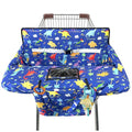 Shopping Cart Cover for Baby,2-in-1 High Chair Cover with Portable Cloth Bag,Cart Seat Pad for Babies Grocery Cushion Cover Restaurant,Suitable for All Supermarkets