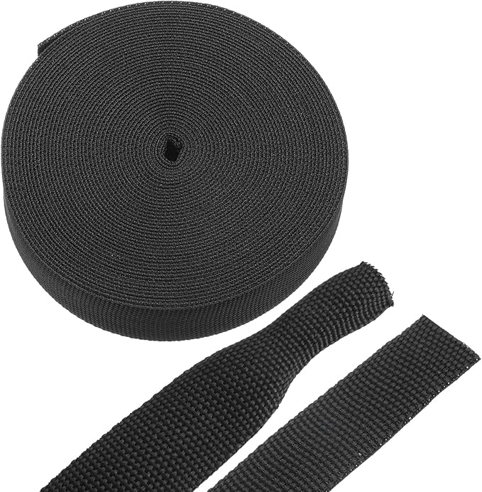 MECCANIXITY Braided Cable Sleeves Heat Shrinkable Fabric Sleeving, 5/8" 33ft Black 2:1 Ratio Heat Shrinkable Cord Protector for Harness Cable, Network Cable Protection, Cable Management