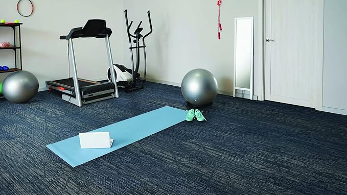 Mohawk Advance 36" x 12" Berber (Loop pile), 0.11" Pile Height, Carpet Tile, PET Fiber, River Walk Color, (24 Tiles), (72 sqft/carton)