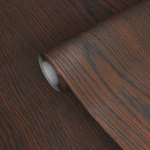 GSCIT Club Wood Grain Repair Tape, 15.7 inch X 25ft Self Adhesive Brown Walnut Grain Repair Patch for Tables, Chairs, Baseboards, Doors, Windows, Floors, Handicraft DIY.