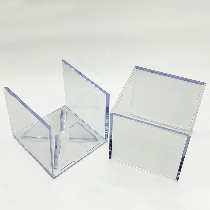 Baseball & Golf Ball Display Case Acrylic Cube Square Clear Memorabilia Display & Storage Sports Official Baseball Accessories (Golf Ball Case, Standard)
