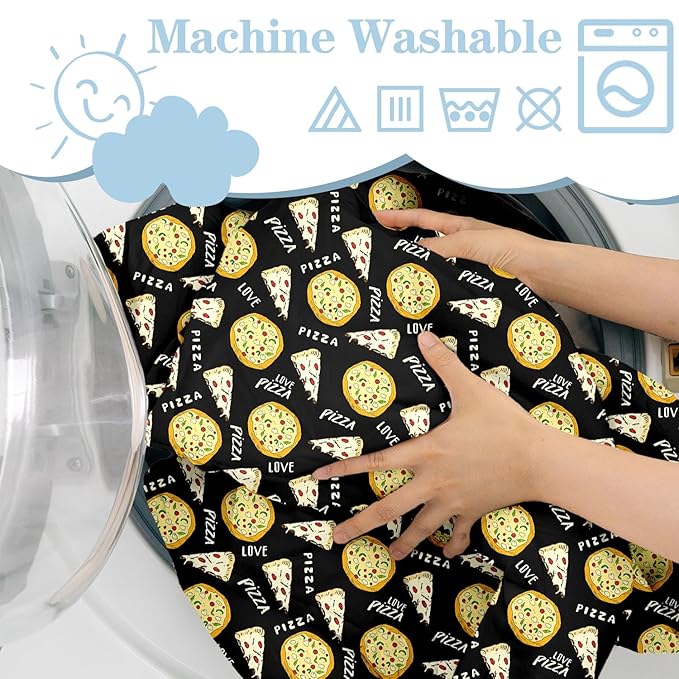 Shopping Cart Cover for Baby 2-in-1 High Chair Cover with Safety Harness Multifunctional Black Pizza Cart Covers for Babies Soft Padded Grocery Cart Cover for Baby Boy Girl