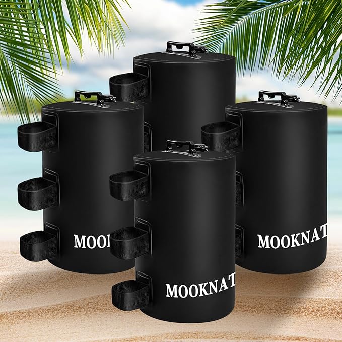 Canopy Water Weights,4 Packs 88LBS Heavy Duty Tent Water Weights Bag for Pop Up Canopy,Canopies,Tent,Gazebo,Black