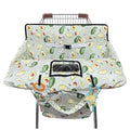 Shopping Cart Cover for Baby,2-in-1 High Chair Cover with Portable Cloth Bag,Cart Seat Pad for Babies Grocery Cushion Cover Restaurant,Suitable for All Supermarkets