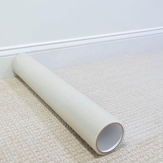 Clear Heavy Duty Temporary Self Adhesive Carpet Protector 24" x 200' - 2.5mil. Carpet Protection Film for Carpet Floor, Stair Rugs, Reverse Wound, Paint & Waterproof carpet cover Easy Unwind, Strong
