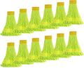 Matthew Cleaning Microfiber String Mop Heavy Duty Commercial Wet Mop Head Replacement,Excellent Absorbency,Premium Launderability,Reusable for Home,Commercial and Industrial Use(Green,12Pack)