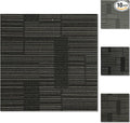 24" x 24" Self-Adhesive Carpet Tiles, 10 Pack Peel and Stick Carpet Squares for Indoor Flooring, Non-Slip Squares Carpet Floor Tile for Basement, Bedroom, Office, Easy DIY Installation