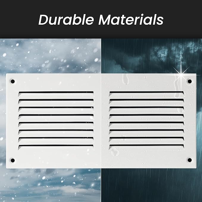Repa Market 2-Pack Black Air Vent Cover 12" x 2" Inch (Outer Dimensions) - Steel Return Air Grilles - for Ceiling and Sidewall - HVAC - with Protection Screen (11.81" x 1.97" Inch)