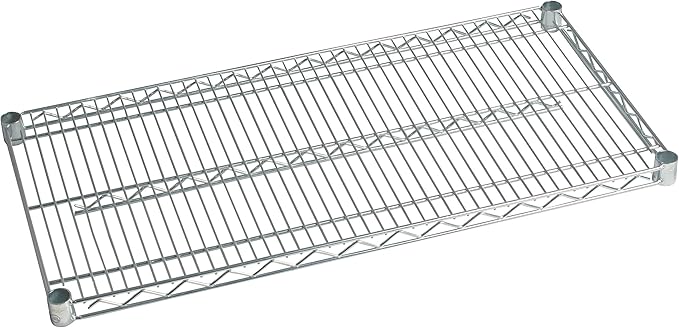 Omega 3 Tier Heavy Duty Rolling Utility Carts with Wheels and Handle Bar, NSF Certified 1200LBS, Commercial Serving Storage Cart for Warehouse Garage Kitchen, 18" Deep x 36" Wide x 39" High, Silver