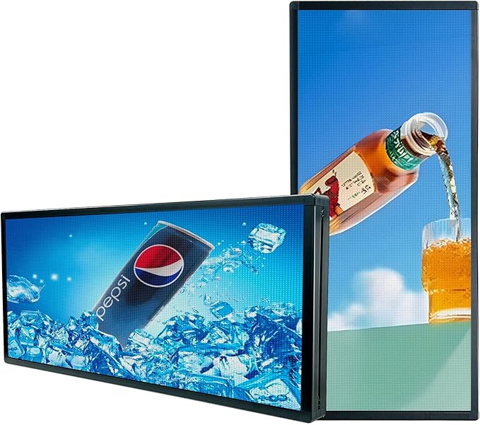 P6 Programmable Led Sign Custom Scrolling Outdoor Digital Signs For Businesses Display Screen Electronic Message Board Stock Ticker Advertising Pixel Led Panel Marquee 40"X17"
