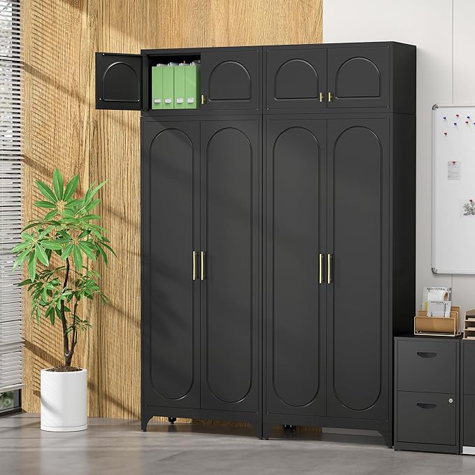 Wall Upper Storage Cabinet,Metal Bathroom Wall Mounted Cabinet,15 Inch Storage Cabinets for Basement,Livingroom Home Office