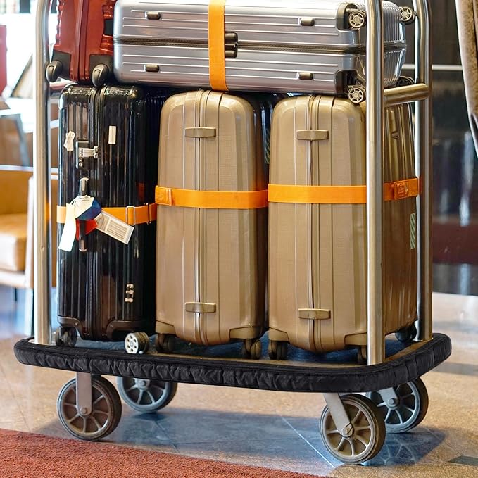 Bellman Cart Bumper Guard and Wall Protector Hotel Luggage Cart Bumper Collision Protector Cover for Airport & Travel Accessory Indoor & Outdoor Use(Medium)