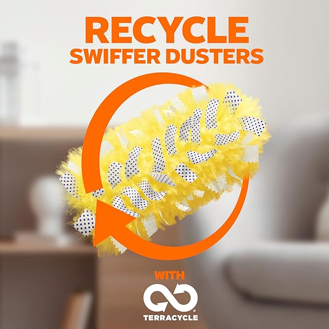 Swiffer Dusters Heavy Duty, Multi-Surface Duster Refills for Cleaning, Unstopables, 24 Count (4 Packs of 6)