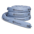 PIG Blue Absorbent Sock Heavy Sock Forms Barrier & Prevents Spills from Spreading 8-Gal Absorbency 5" x 10' 4 Socks PIG217