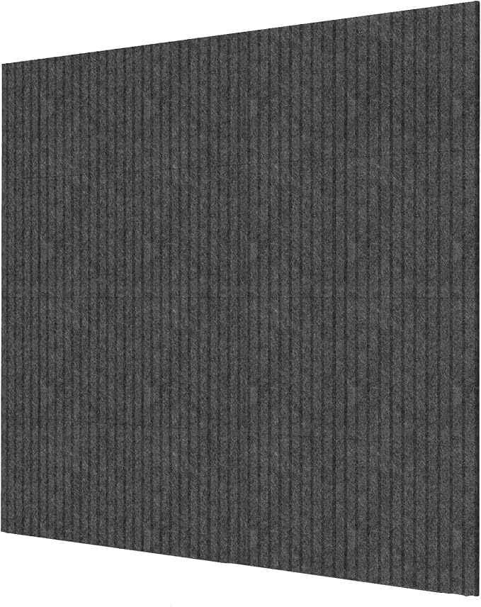 Large Felt Bulletin Board 47x47 Inch, 16pcs Peel and Stick Felt Wall Tiles Modern Push Pin Board for Wall Organization