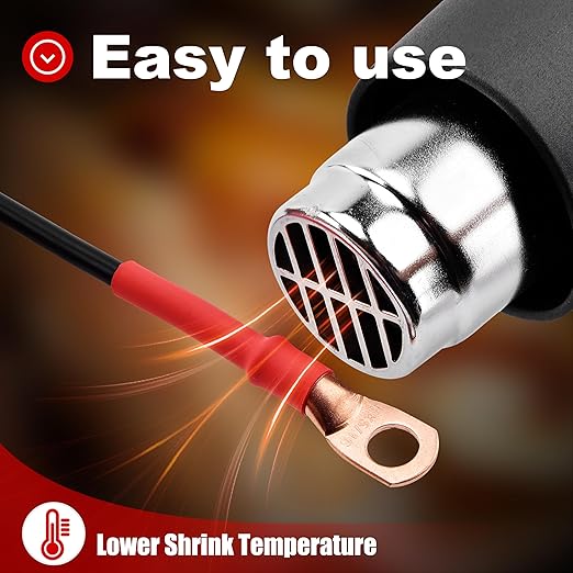 5/8" 65ft 3:1 Heat Shrink Tubing with Adhesive Lining - Marine Grade, Ideal for Home, Automotive, and Industrial Use - Black