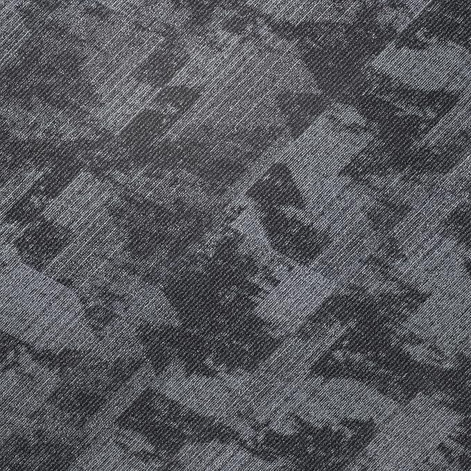 Mohawk Elite 12" x 36" Heathered Loop Glue Down or Floating Installation Carpet Tiles with Cushioned Backing in Color Dukedom