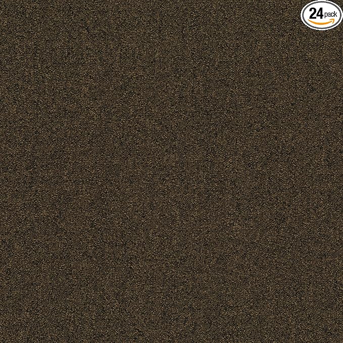 Mohawk Advance 24" x 24" Berber (Loop pile), 0.11" Pile Height, Carpet Tile, Nylon Fiber, Tierra Color, (24 Tiles), (96 sqft/carton)