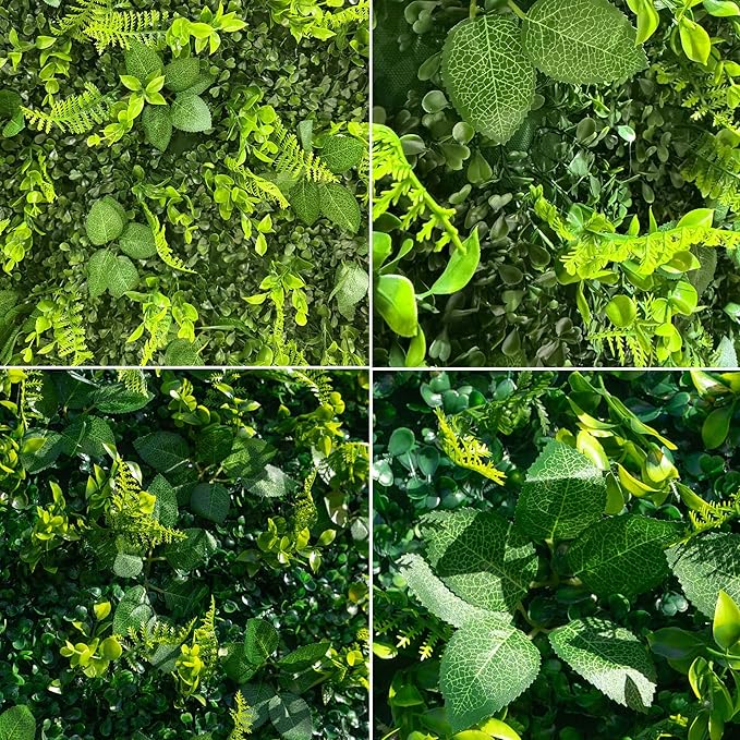 Artificial Luxury‌ Flower Wall Backdrop, Gorgeous 3D Silk Floral Backdrop for Wedding, Baby Shower, Party and Home Decor, Quick Assembly/Storage, Both Eco ＆ Pet Friendly, 4 Panels, 8 * 8 ft.