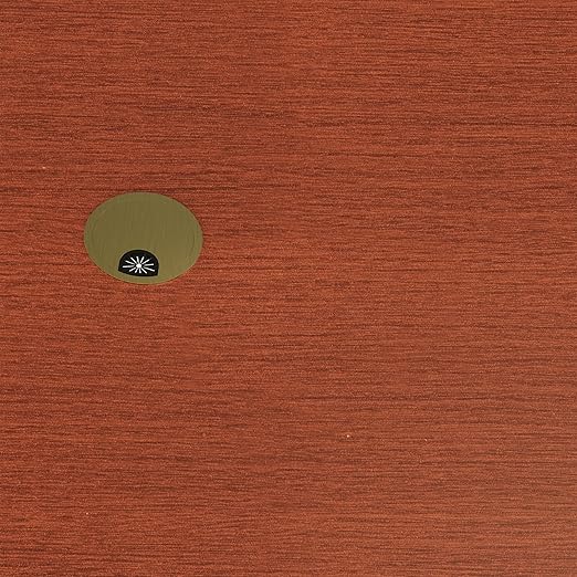 Desk Grommet 2-3/8 Inch 60mm, Zinc Alloy Computer Desk Wire Hole Cover, Office Desktop Cord Cable Hole Metal Ring, Bronze Tone