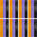 8 Pack Halloween Decorations Indoor, 3.28 FT x 7.05 FT Party Streamer, Orange Purple Black Streamer Backdrop Fringe Curtains Foil Tinsel, Halloween Party Supplies Hanging Halloween Decor