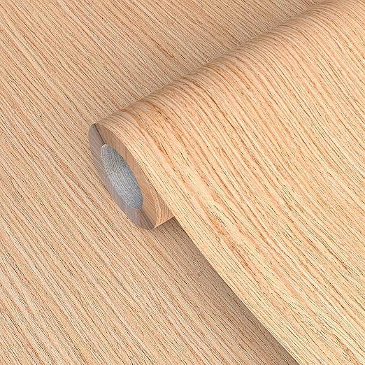 GSCIT Club Red Oak Wood Veneer, 8 inch x 25ft Wood Edge Banding Pre-glued Flexible, 7.87 inch Veneer Tape Banding for Cabinet Repair Furniture Restoration