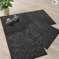 jxgzyy Soft Carpet Tiles 20×20 Inch, 0.38'' Padded Carpet Squares, Non-Adhesive Carpet Flooring with Textured Silicone Back, Easy DIY Seamless SplicingTiles for Studio, 12 Pcs/32.3 Sqft