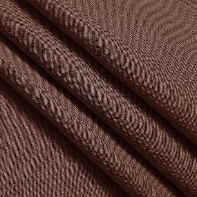 Nanspring Rustic Brown Curtains 72 Inch Length for Living Room Semi Sheer Light Filtering Door Drapes 2 Panels Set for Kids Bedroom Light Filtering Back Tab Rod Pocket Modern Farmhouse Decor 52x72