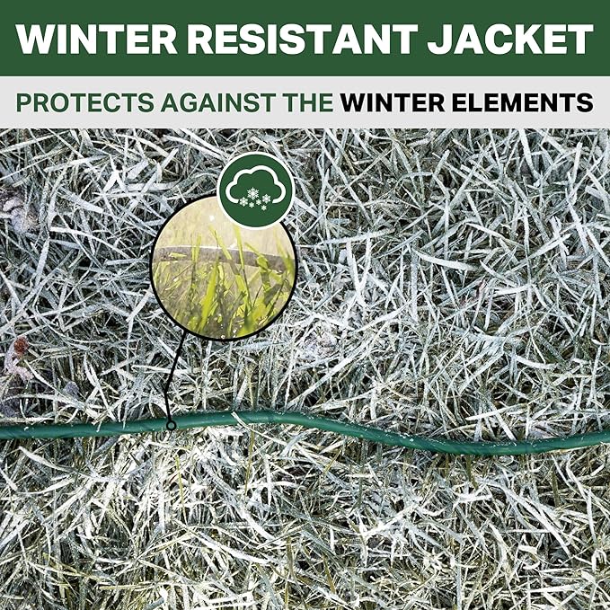 Weatherproof Outdoor Extension Cord 75 ft, 16/3 SJTW 75ft Green Extension Cord 3 Prong, Long for Outdoor Lights & Landscaping, UL Certified - US Veteran Owned