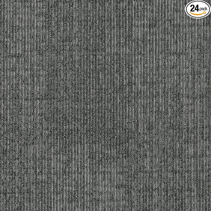 Mohawk Advance 24" x 24" Berber (Loop pile), 0.09" Pile Height, Carpet Tile, PET Fiber, Replay Color, (24 Tiles), (96 sqft/carton)