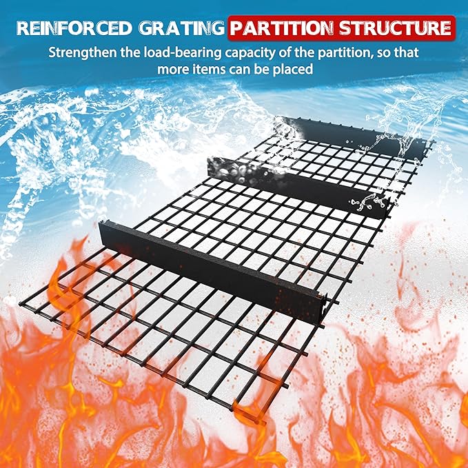 8000LBS 78 "W x 24 "D x 72 "H Garage Shelving, 4-Tier Industrial Iron Shelving Unit Garage Storage Rack for Basement Warehouse, Black