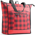 Rachael Ray Chillout Soft Cooler Bag, Large Reusable Insulated Grocery Bag with Zippered Top, Travel Tote for Hot or Cold Food, Grocery Tote Bag